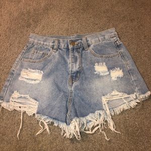 jean shorts